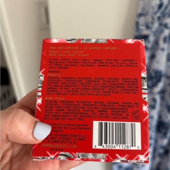 Pat McGrath Labs NWT Mini LUST Gloss Duo Limited Release Nude Mood - Picture 3 of 4